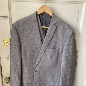 Grey Linen Suit